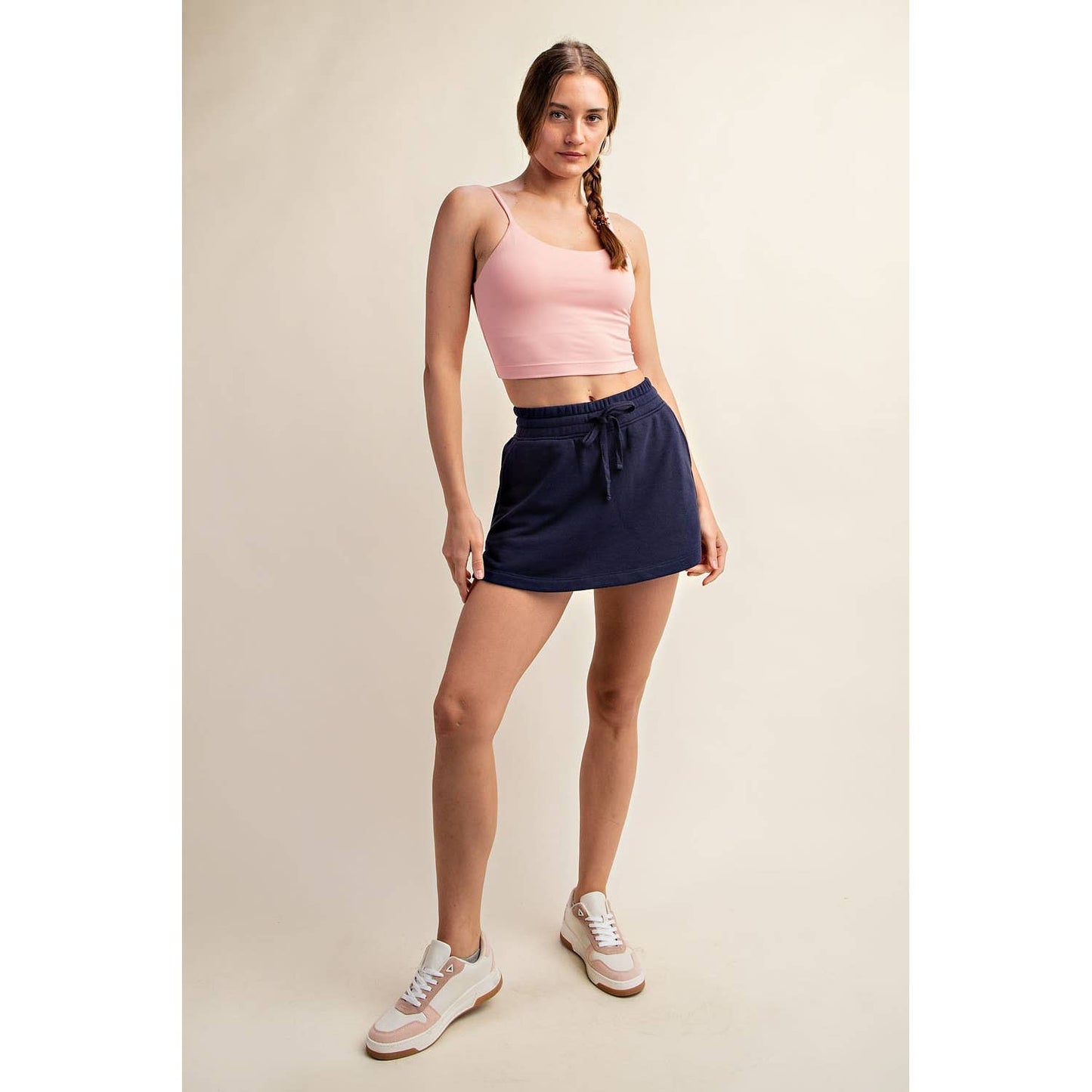 Casual French Terry Skort
