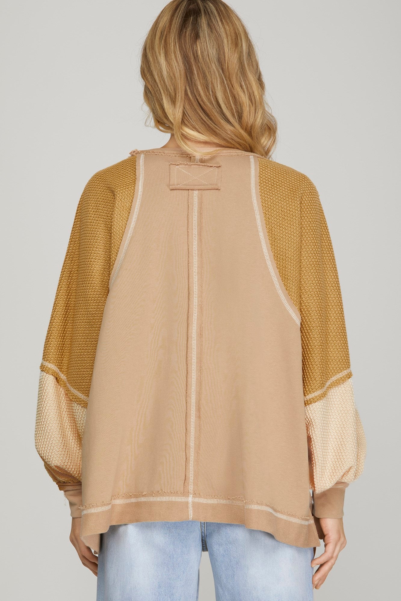 Textured Patchwork Top