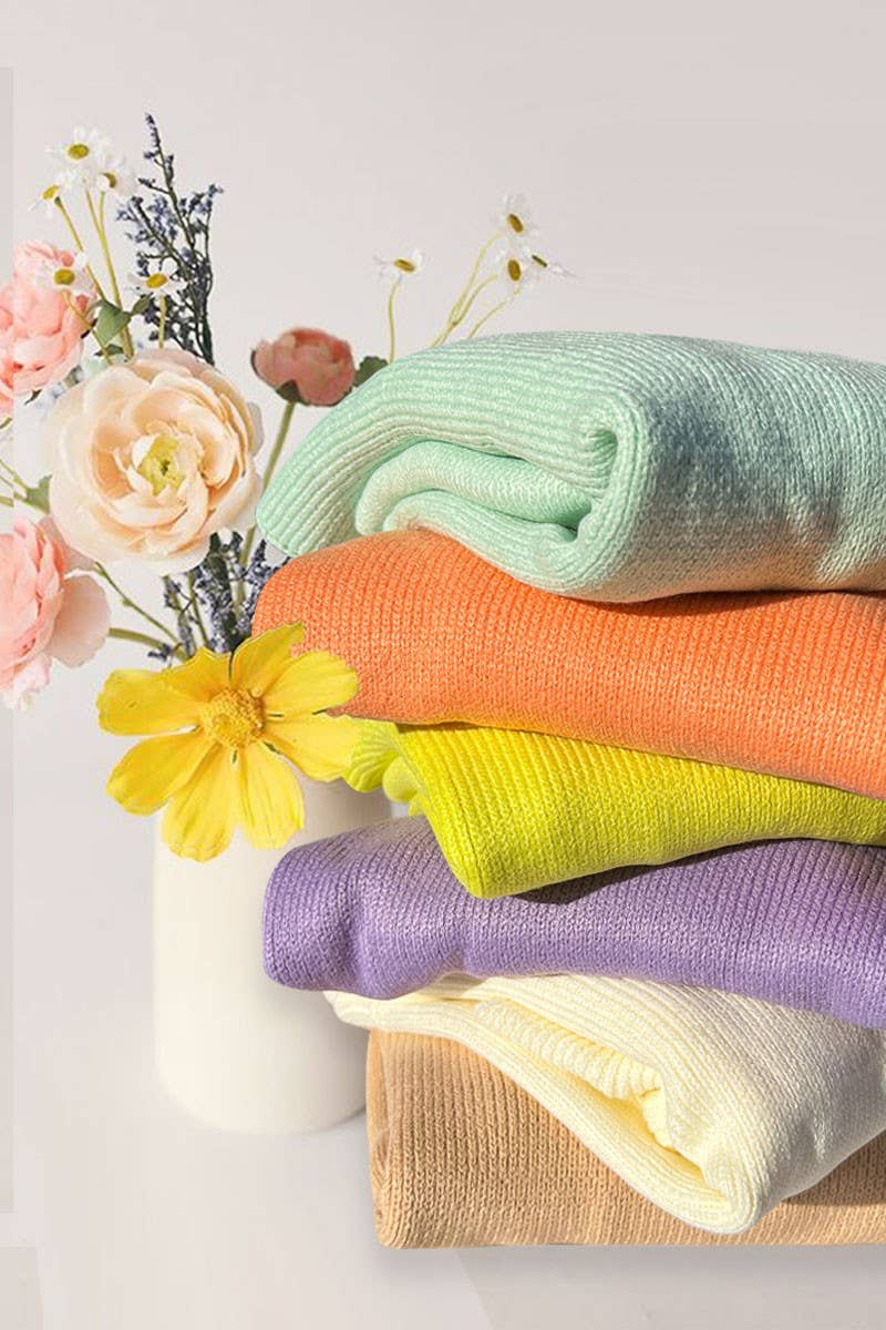 Crew Neck Knitted Sweater