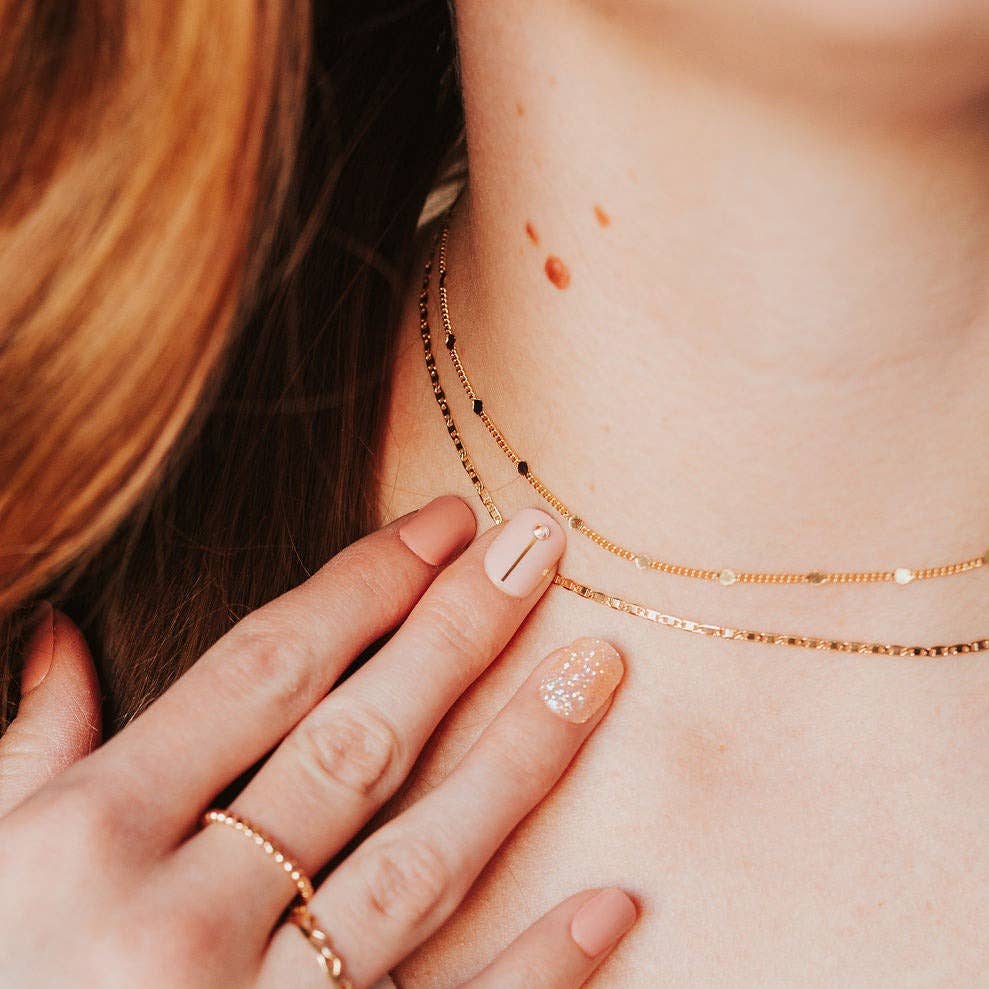 Nora Gold Filled Necklace layering necklace
