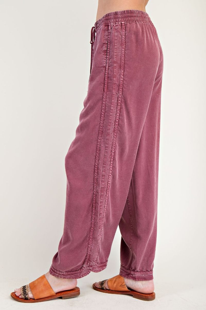 Twill Wide Leg Pant side view