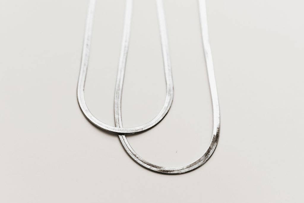 Jade Herringbone Necklace