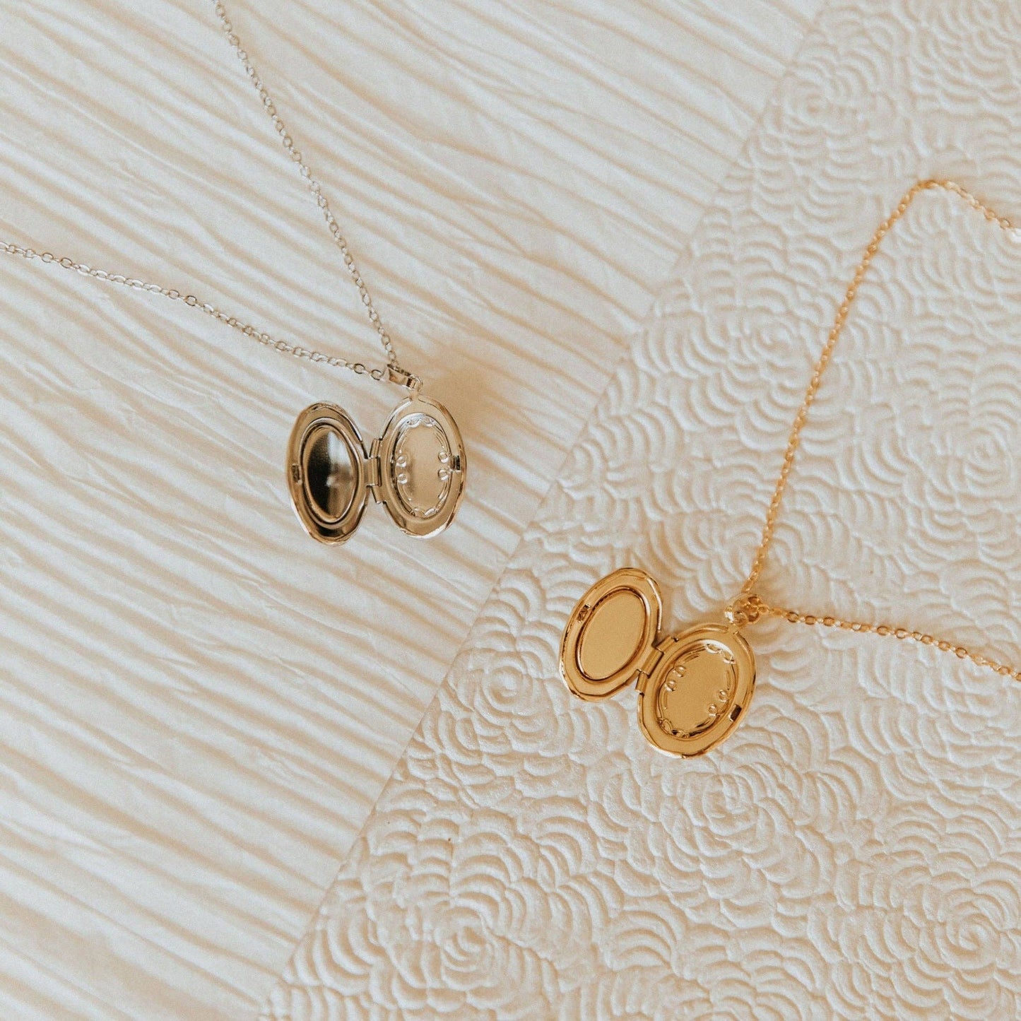 Isabelle Locket Necklace opened