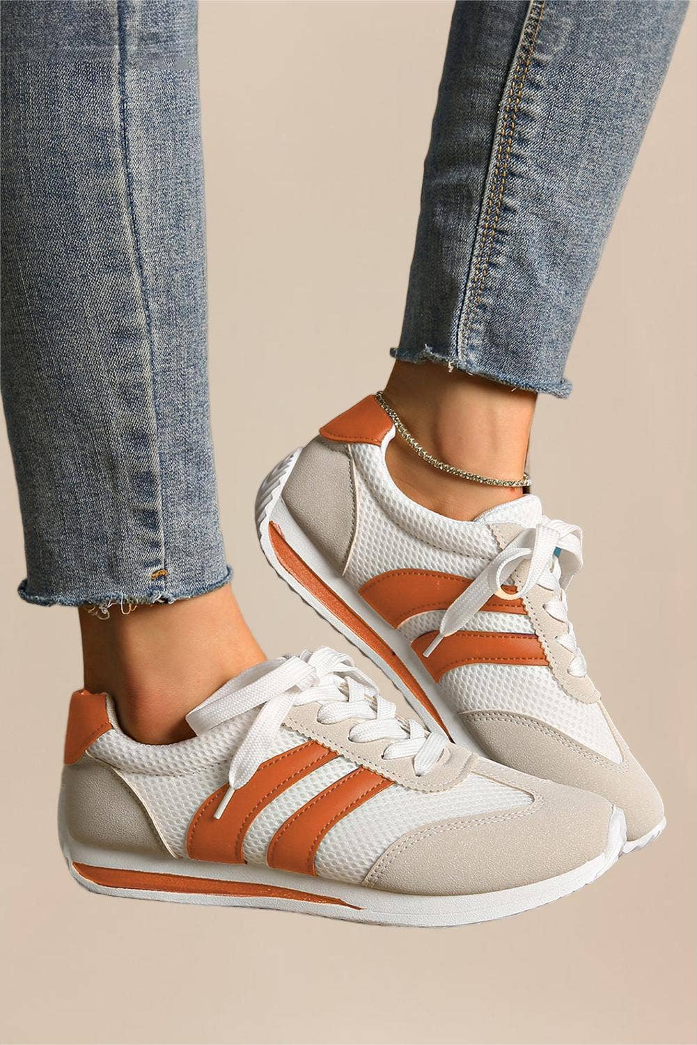 Color Block Breathable Sneakers