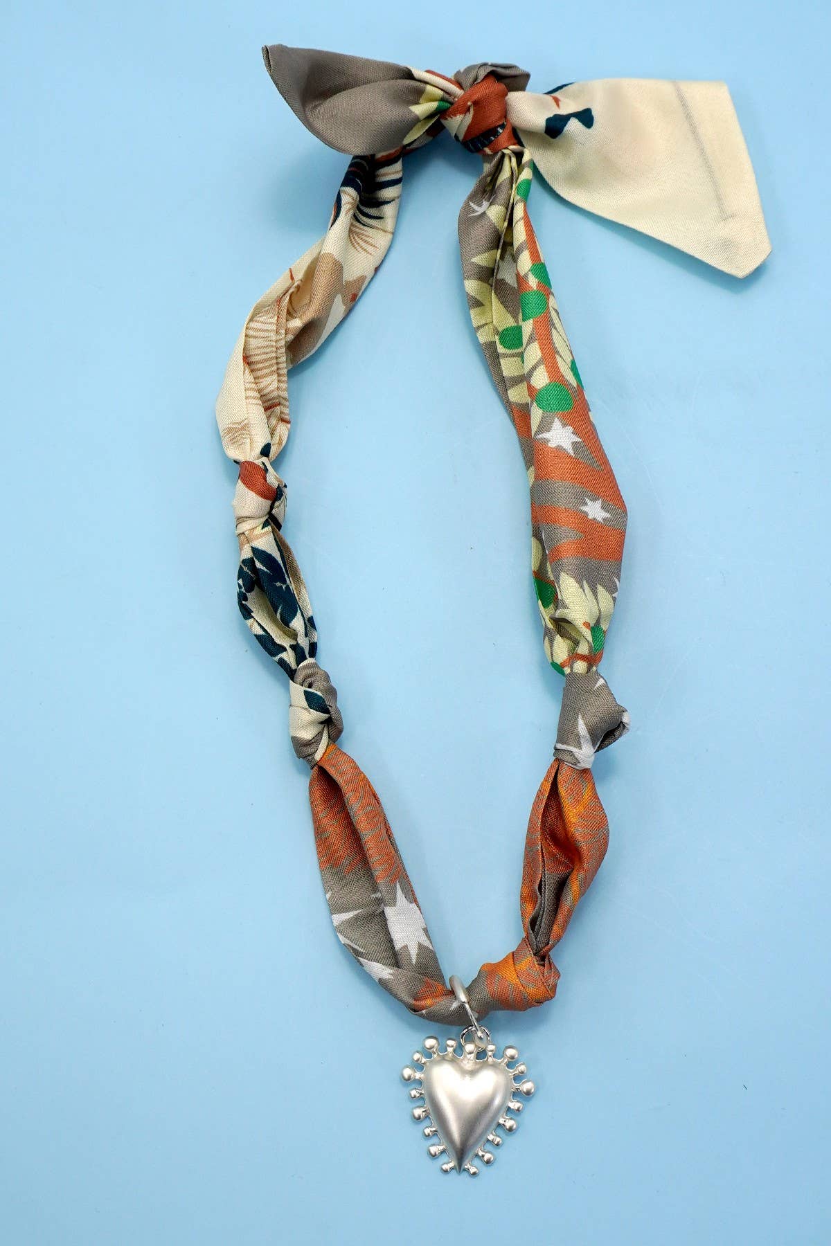 Handmade Scarf Charm Necklace