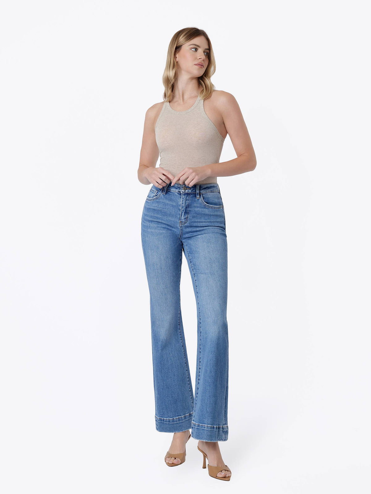 Vervet Relaxed Flare Trouser