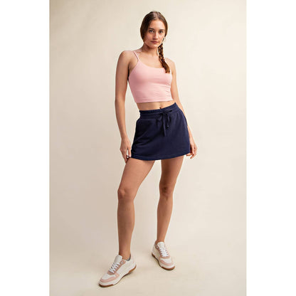 Casual French Terry Skort