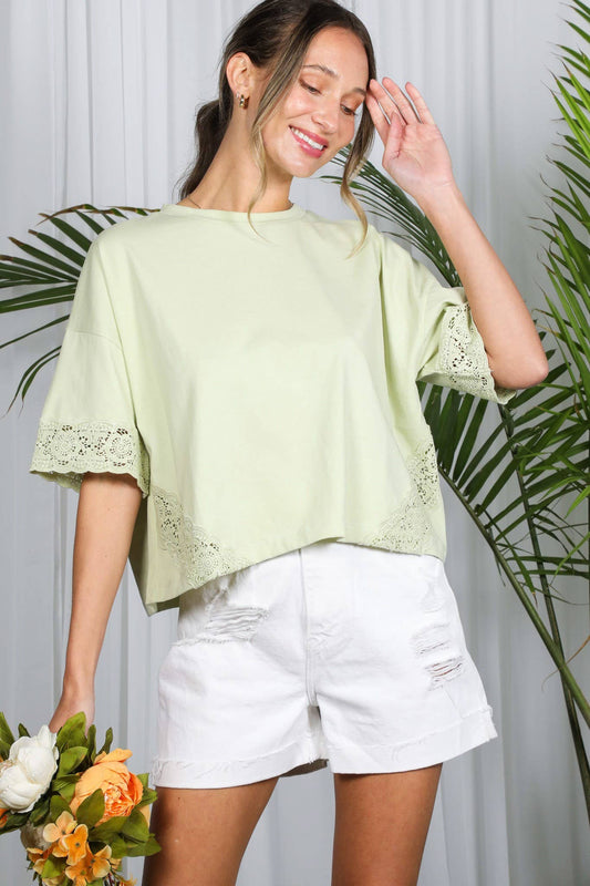 Crochet Sleeve Top