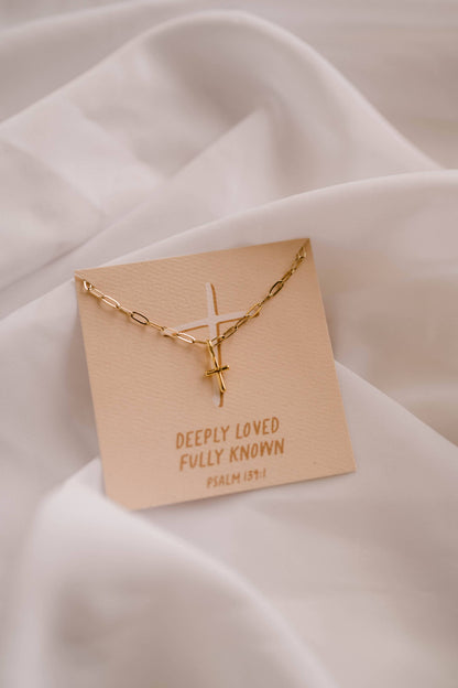Deeply Loved Charm Necklace