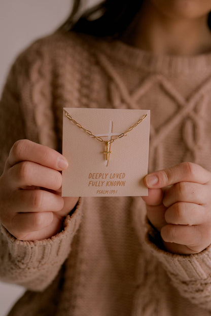 Deeply Loved Charm Necklace