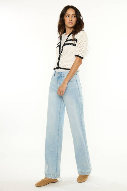Kan Can High Rise Wide Trouser