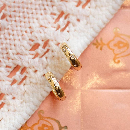 Charli Polka Dot Hoops