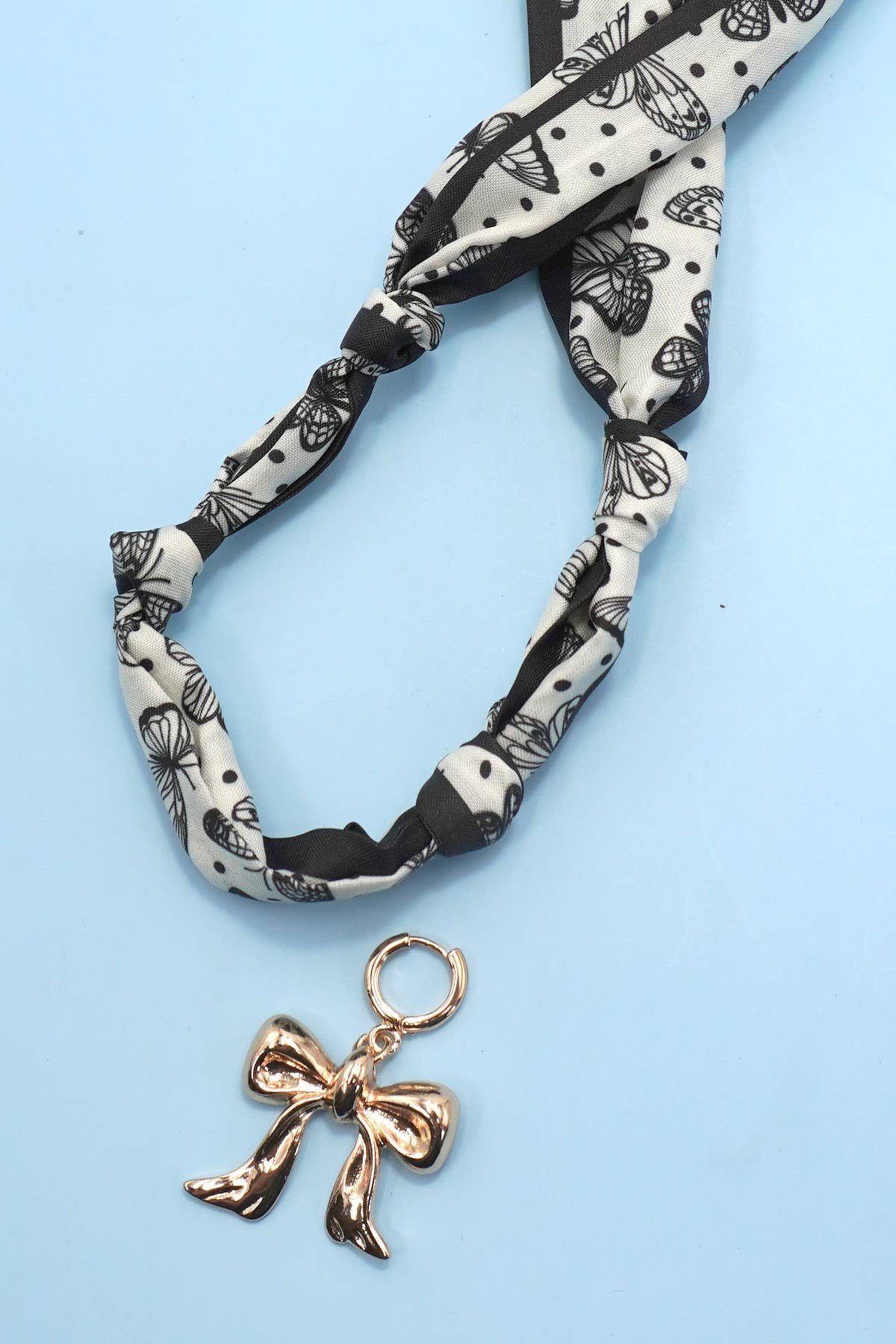 Handmade Scarf Charm Necklace