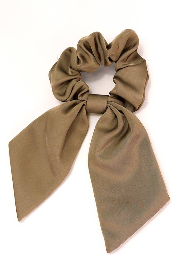 Silky Bow Scrunches