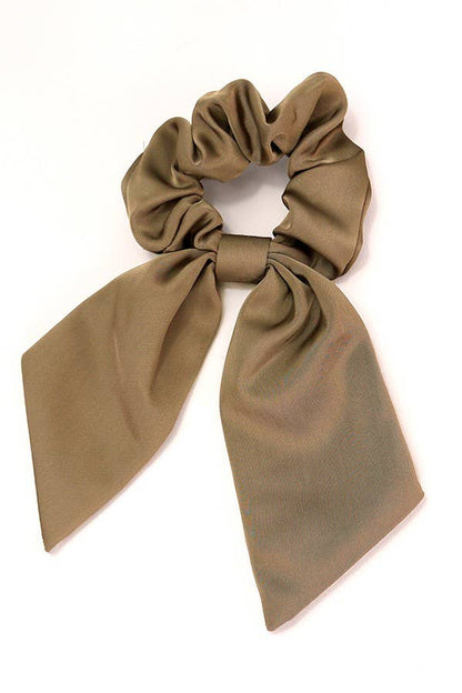 Silky Bow Scrunches
