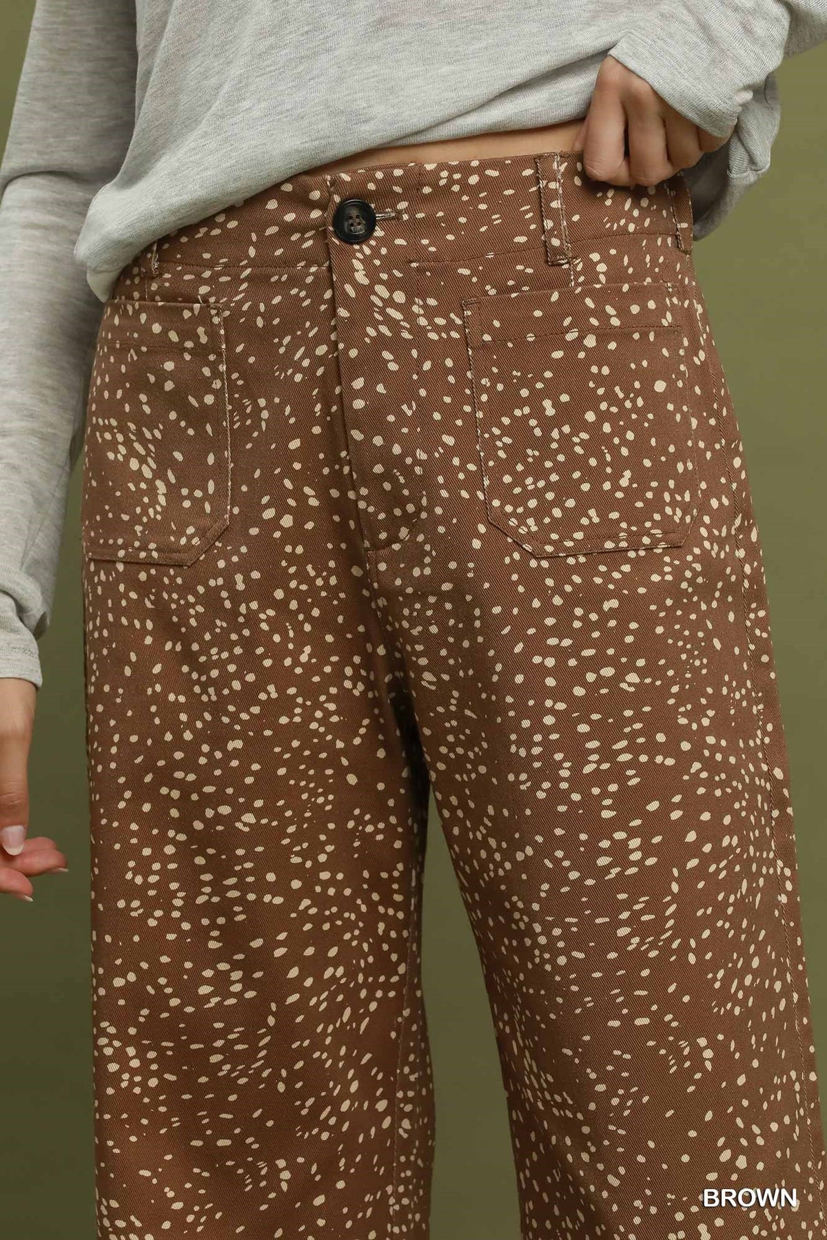Animal Print Pants