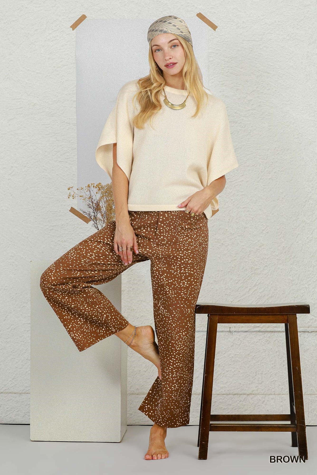 Animal Print Pants