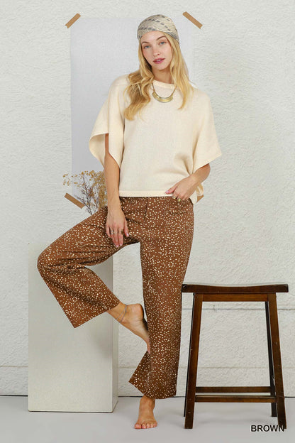 Animal Print Pants