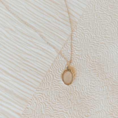 Isabelle Locket Necklace flat view