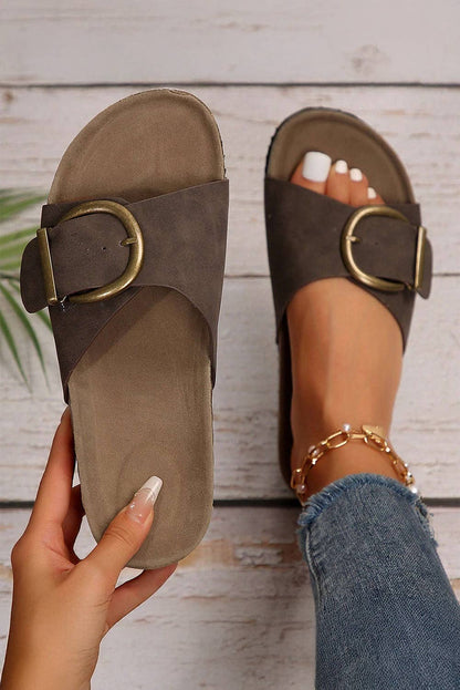 Buckle Sandal Slides