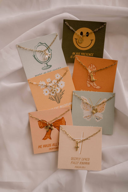 Deeply Loved Charm Necklace