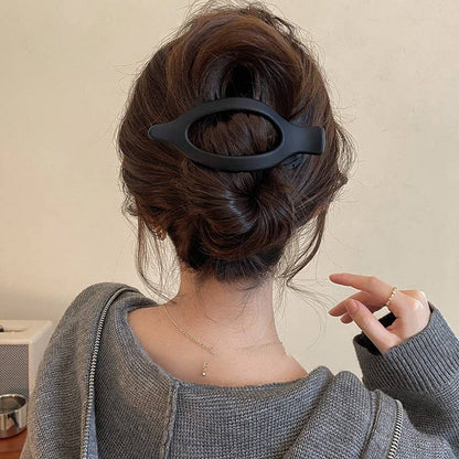 Oval Flat Lay Claw Clip