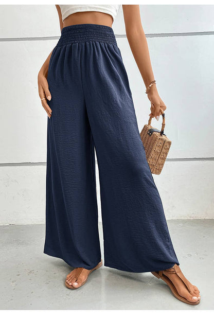 Simple Flared Wide Leg Pants