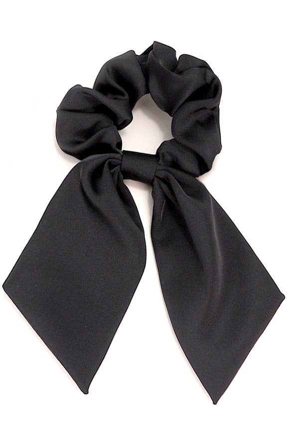 Silky Bow Scrunches