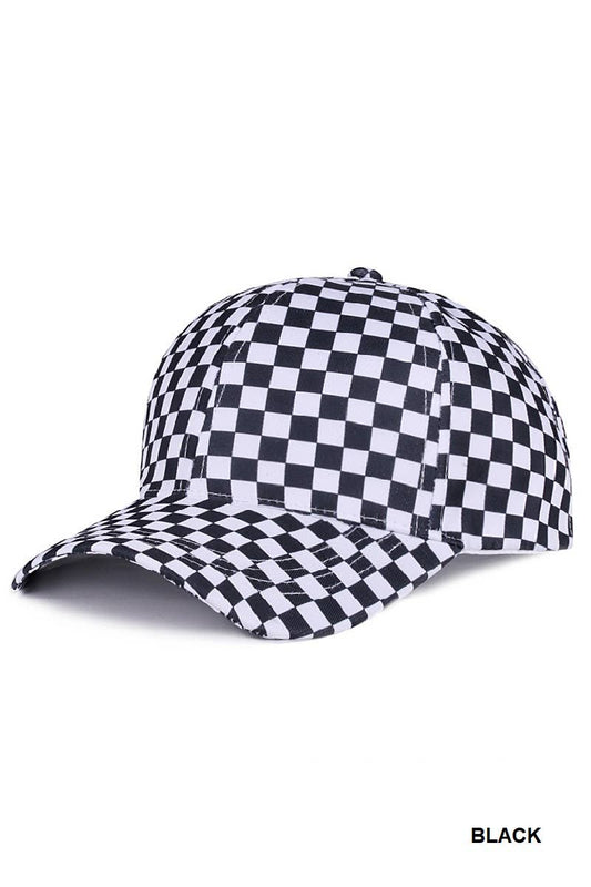 Checkered Baseball Cap