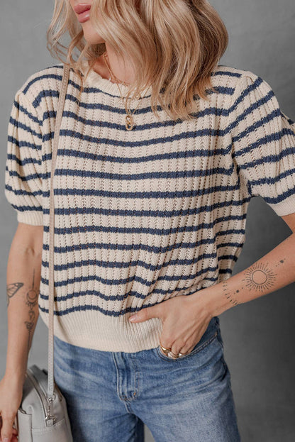 Crew Striped Sweater T Shirt