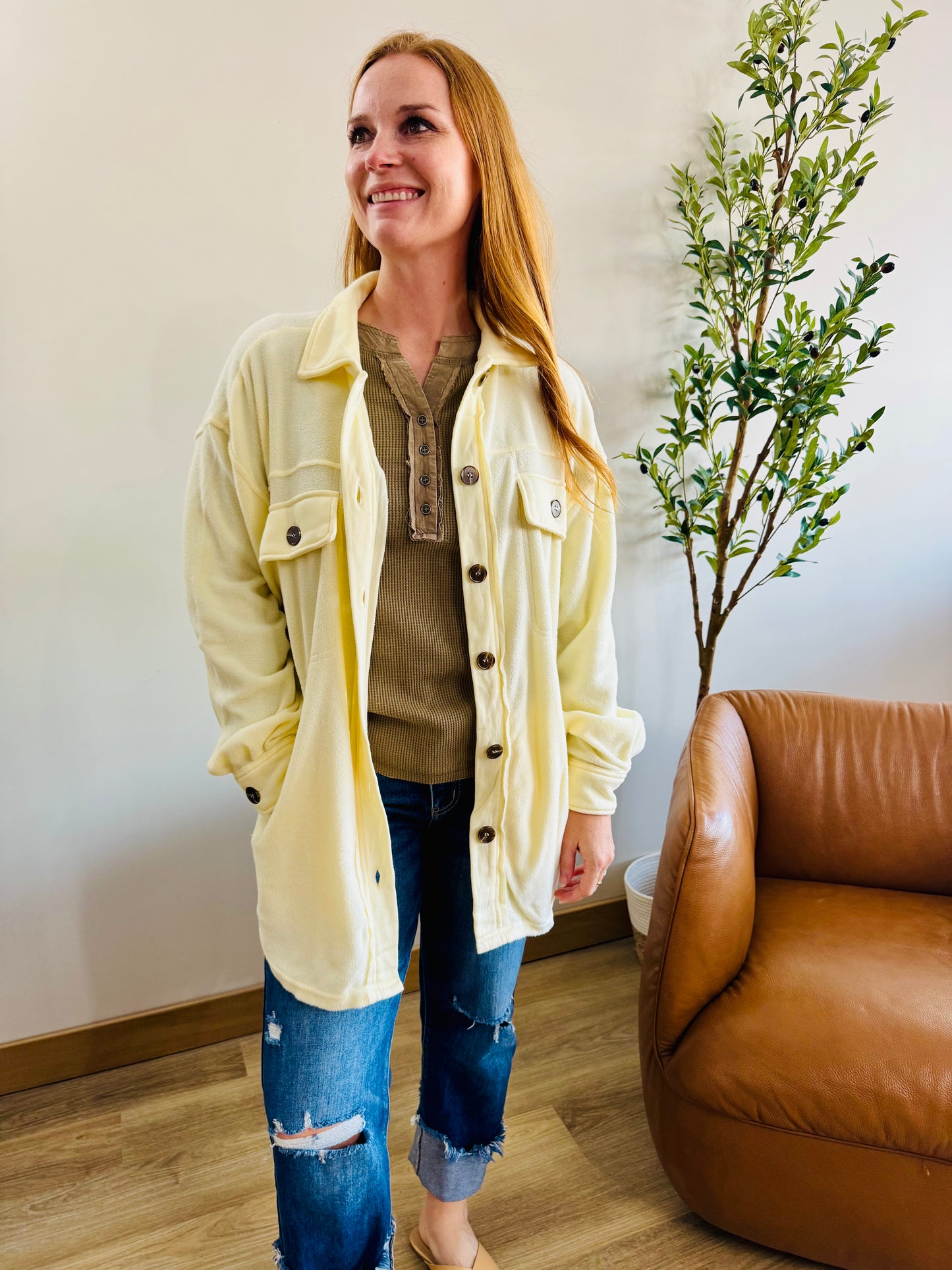 Fleece Shacket