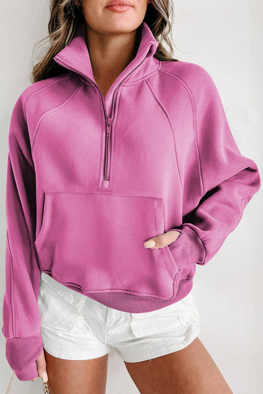 Half Zip Sweatshirt front view