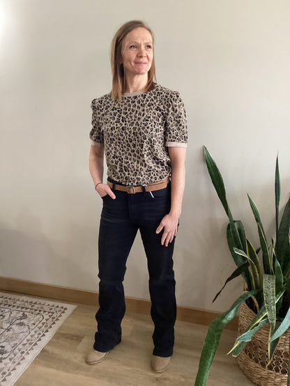 Vervet High Rise Full Length Black Bootcut Jeans