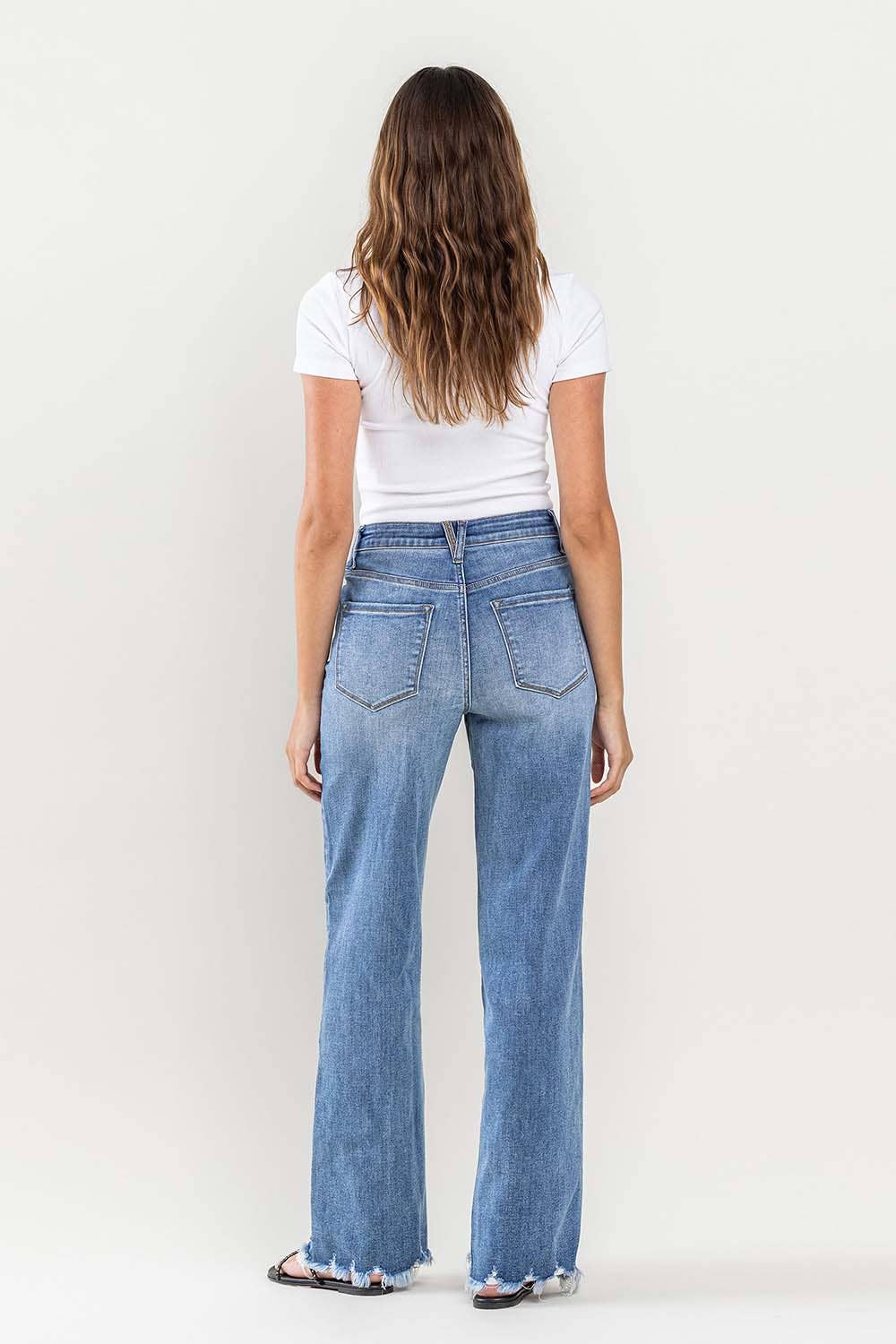 Vervet High Rise Comfort Jeans back view
