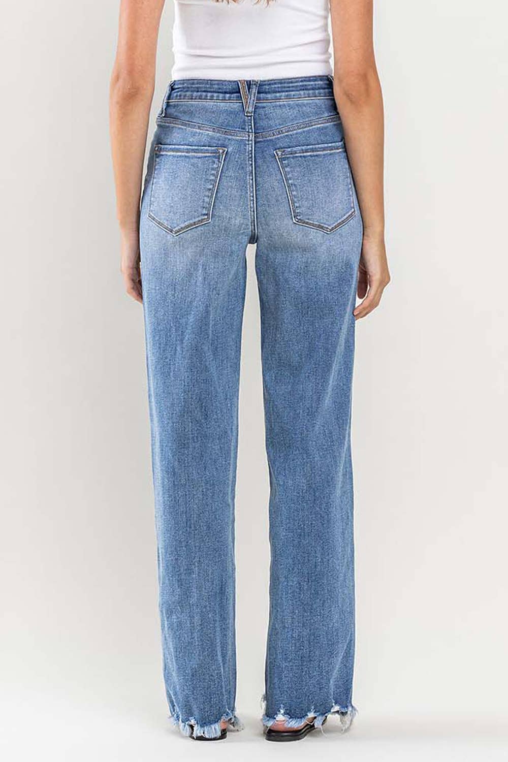 Vervet High Rise Comfort Jeans zoomed back view