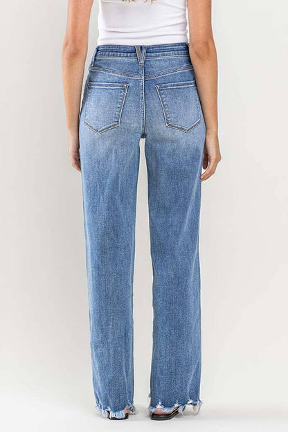 Vervet High Rise Comfort Jeans zoomed back view