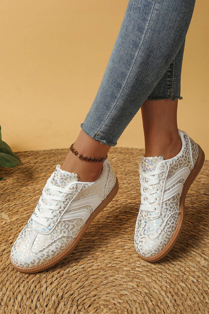 Shimmer Leopard Sneakers