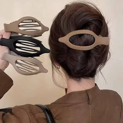 Oval Flat Lay Claw Clip