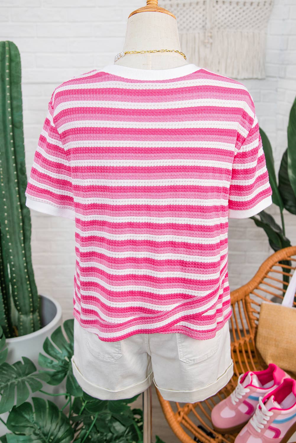 Casual Shift Stripe Tee