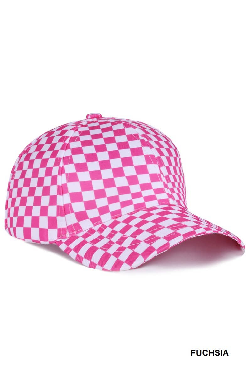 Checkered Baseball Cap