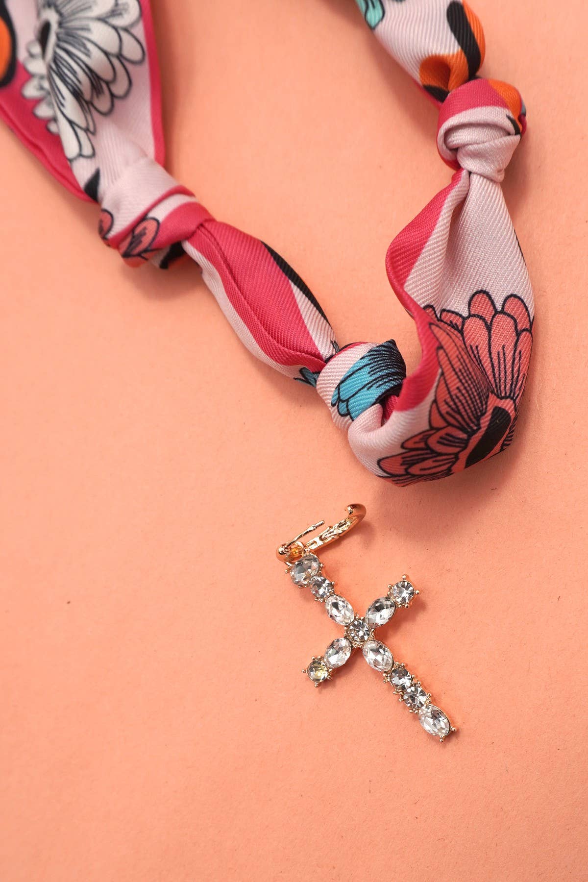 Handmade Scarf Charm Necklace