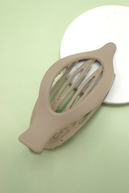 Oval Flat Lay Claw Clip