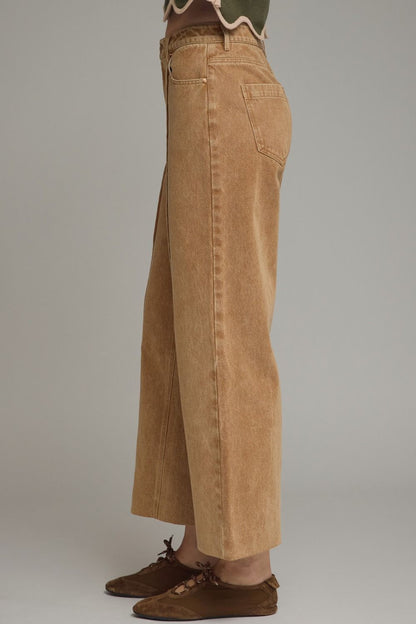 Front Seam Colored Denim