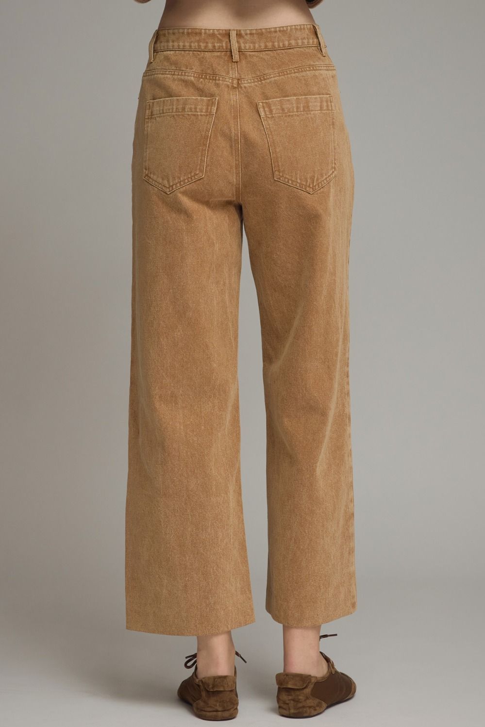 Front Seam Colored Denim