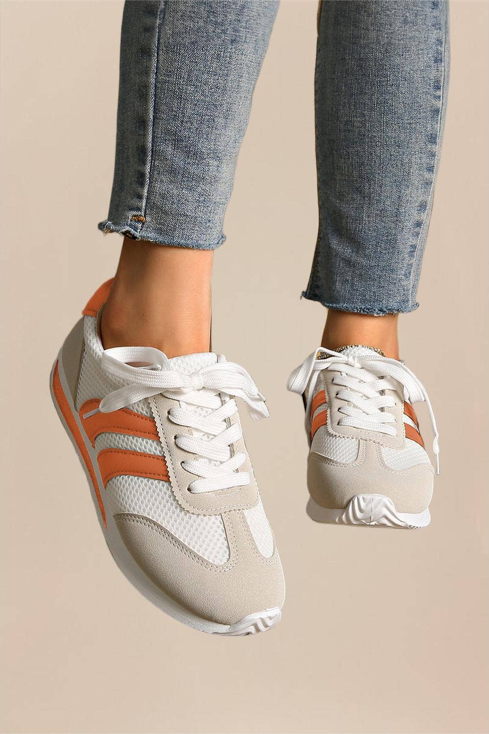 Color Block Breathable Sneakers