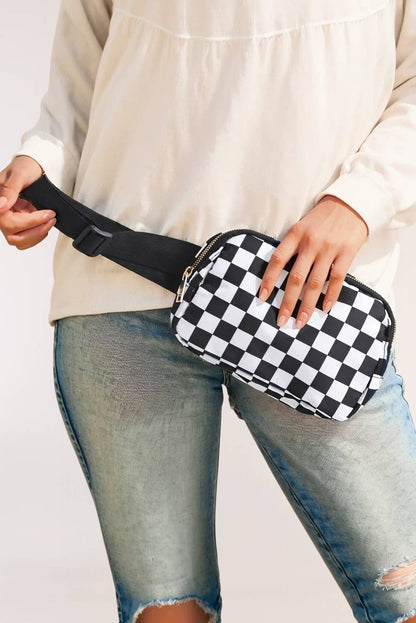 Checkered Crossbody Bag