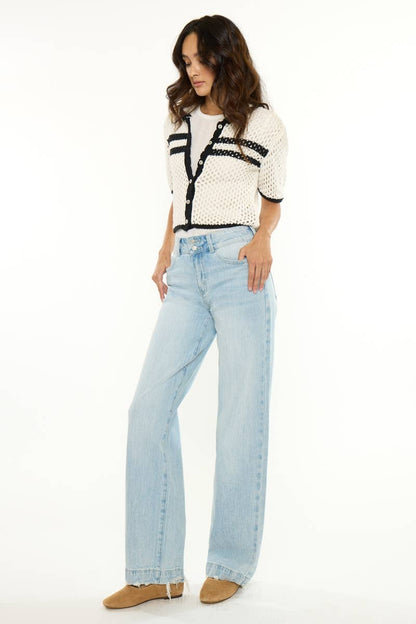 Kan Can High Rise Wide Trouser