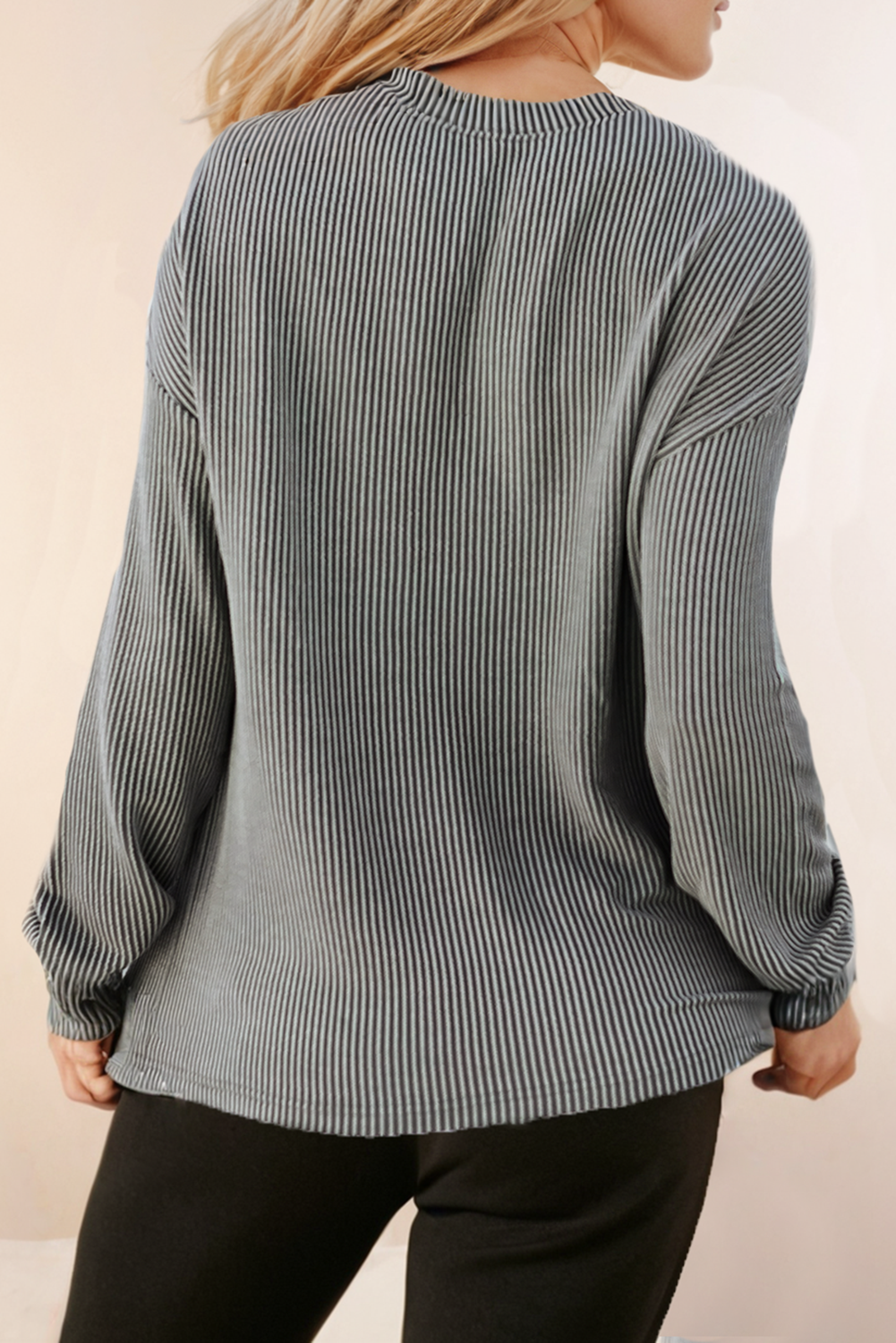 GAME DAY Corded Long Sleeve Top