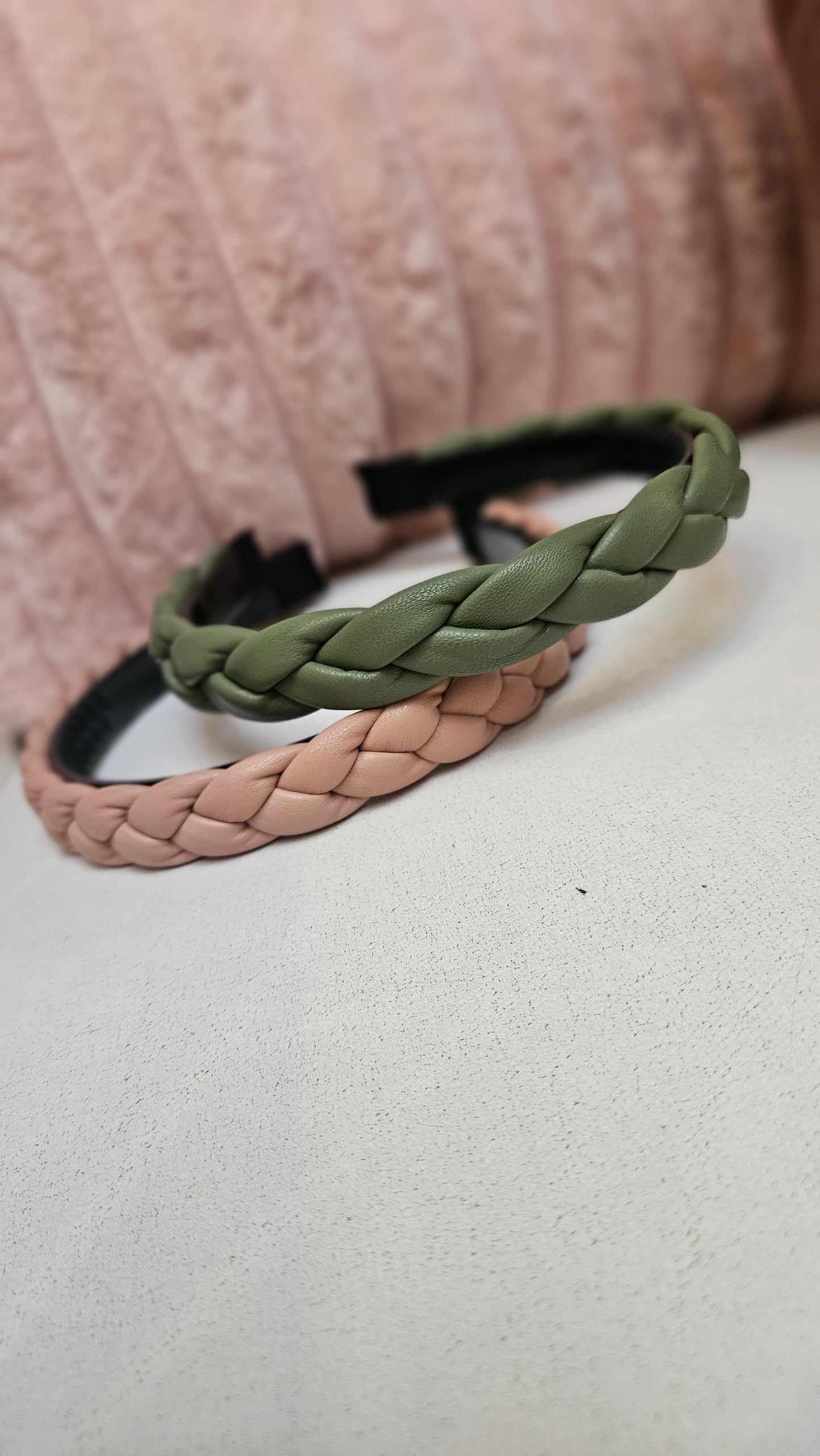 Braided Leather Headband